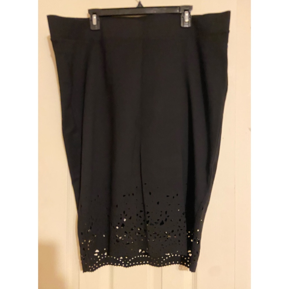 Black pencil skirt